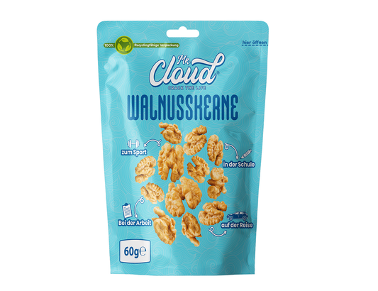 Mr. Cloud Walnusskerne – naturbelassen & voller Energie (60g)