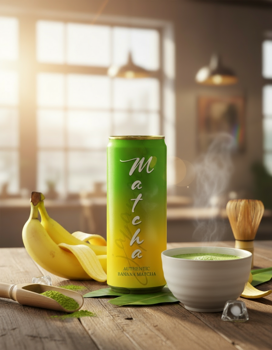 Banana Matcha – Authentic Banana Edition 12'er Pack
