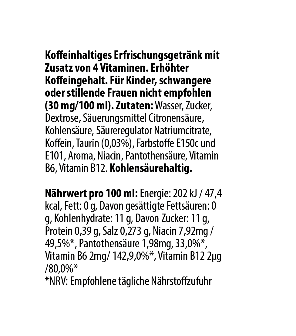 X Energy pacote com 12 unidades