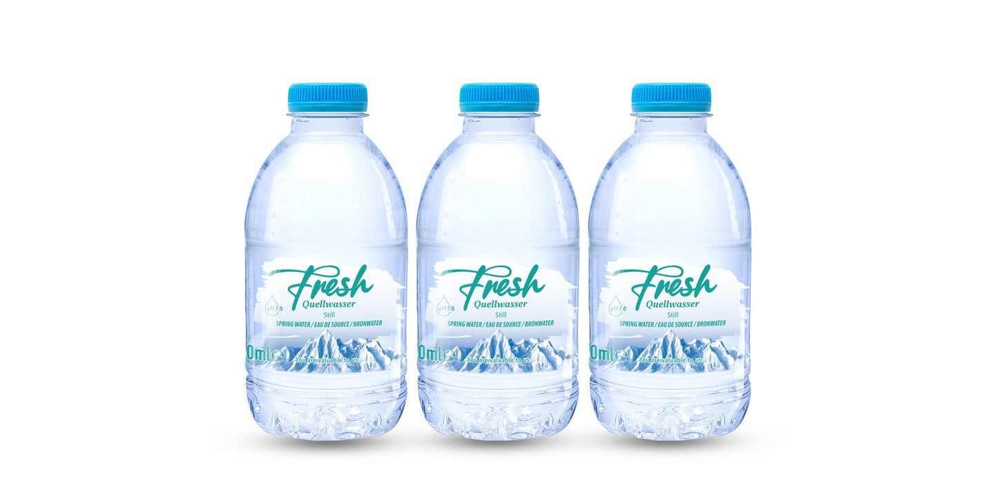 Fresh - Spring Water 0.33L 3-pack