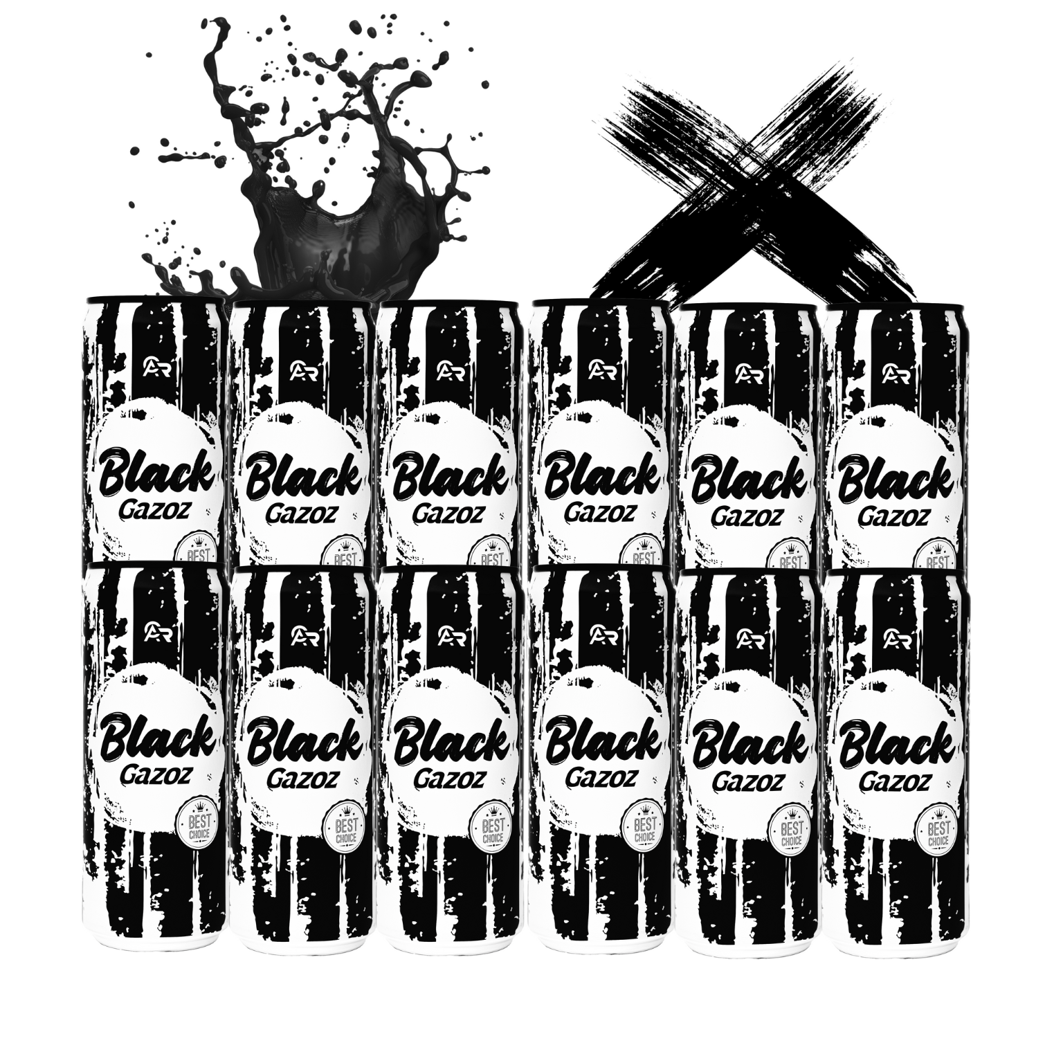 ACR - Black Gazoz, pacote com 12 unidades