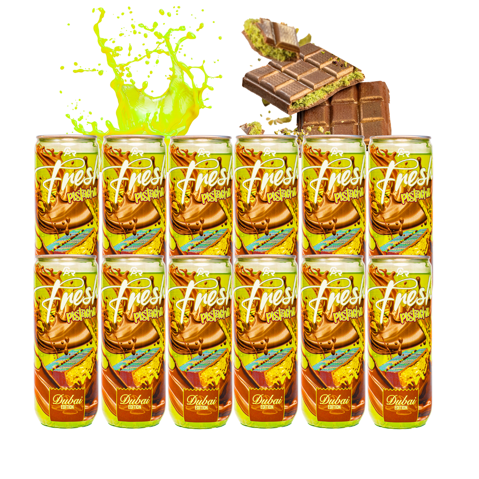 Fresh - Pistache - Pacote com 12 unidades