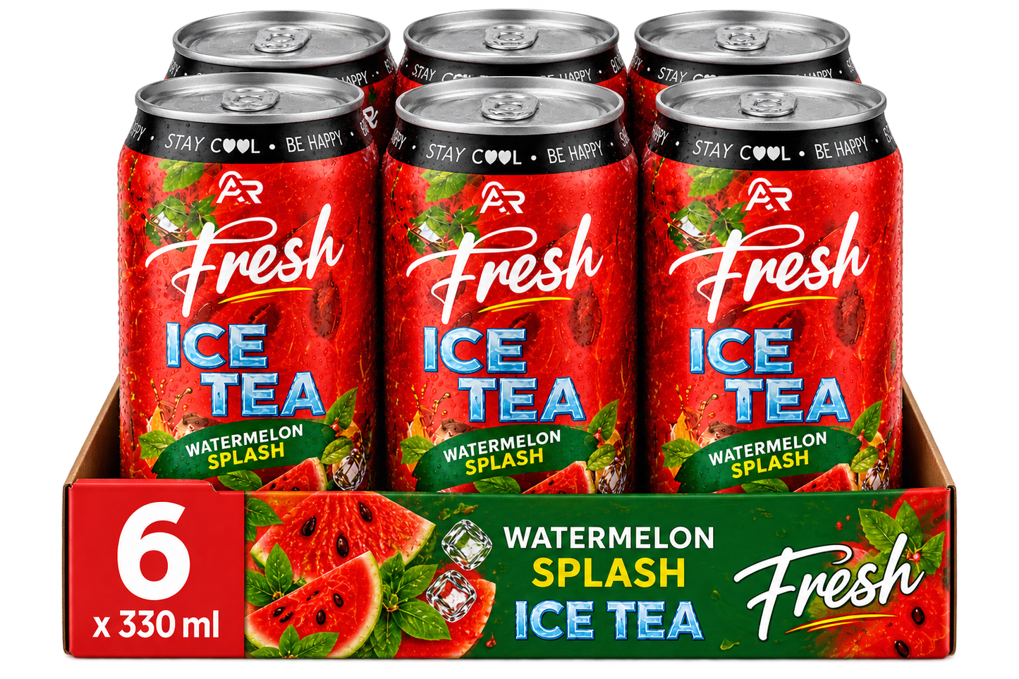 Fresh ICE TEA – Watermelon Splash 6`er Pack