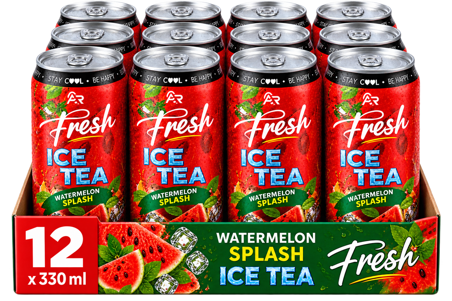 Fresh ICE TEA – Watermelon Splash 12`er Pack