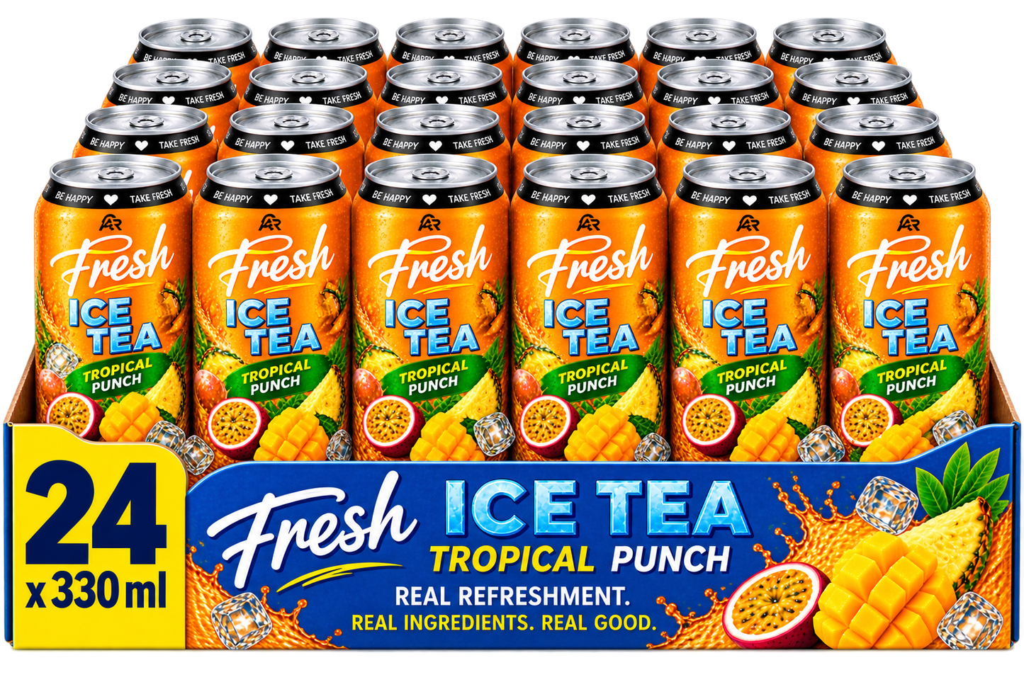Fresh ICE TEA Tropical Punch 24`er Pack