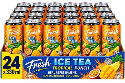 Fresh ICE TEA Tropical Punch 24`er Pack