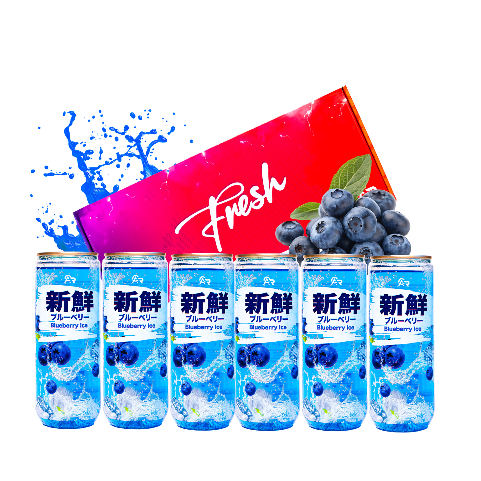Asia - Blueberry Ice 6 pack