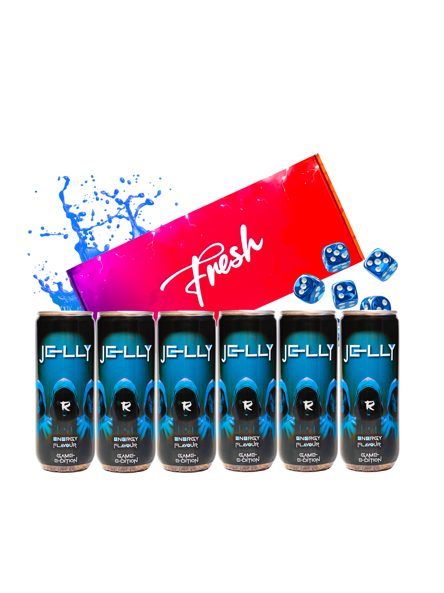 Pacote com 6 gelatinas Game Edition
