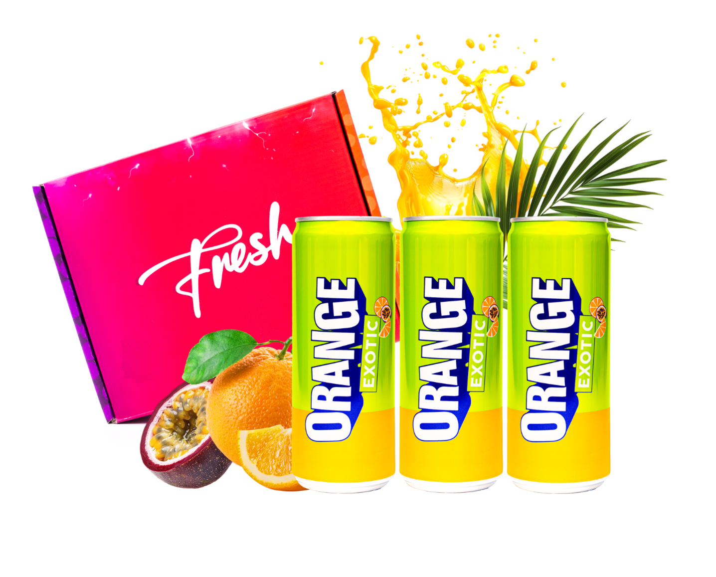 Orange - Exotic 3'er Pack