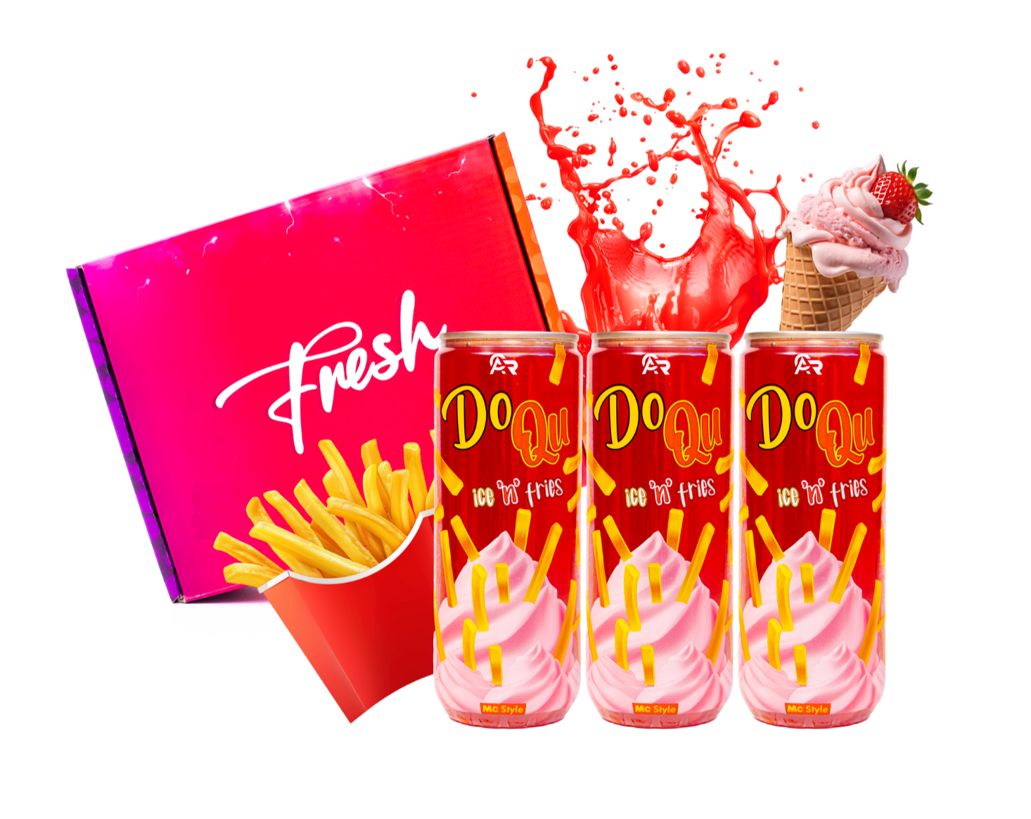 DoQu Ice 'n' Fries 3-pack