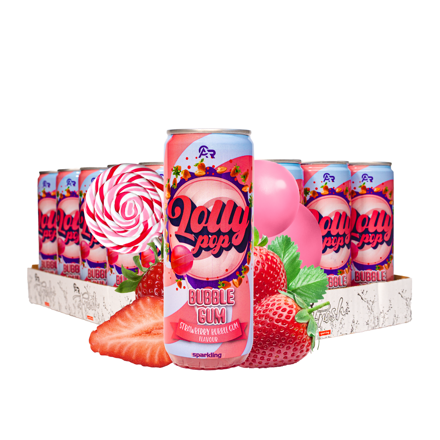 Lolly Pop Bubble Gum 24-pack