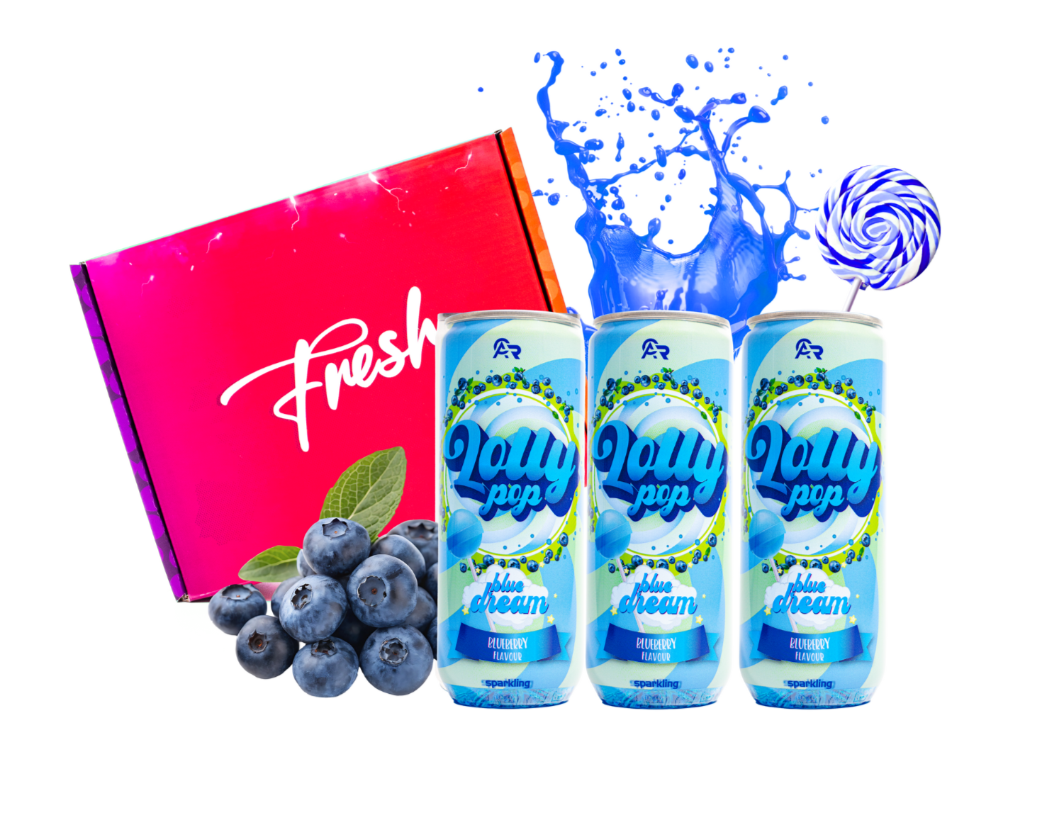 Lolly Pop Blue 3-pack