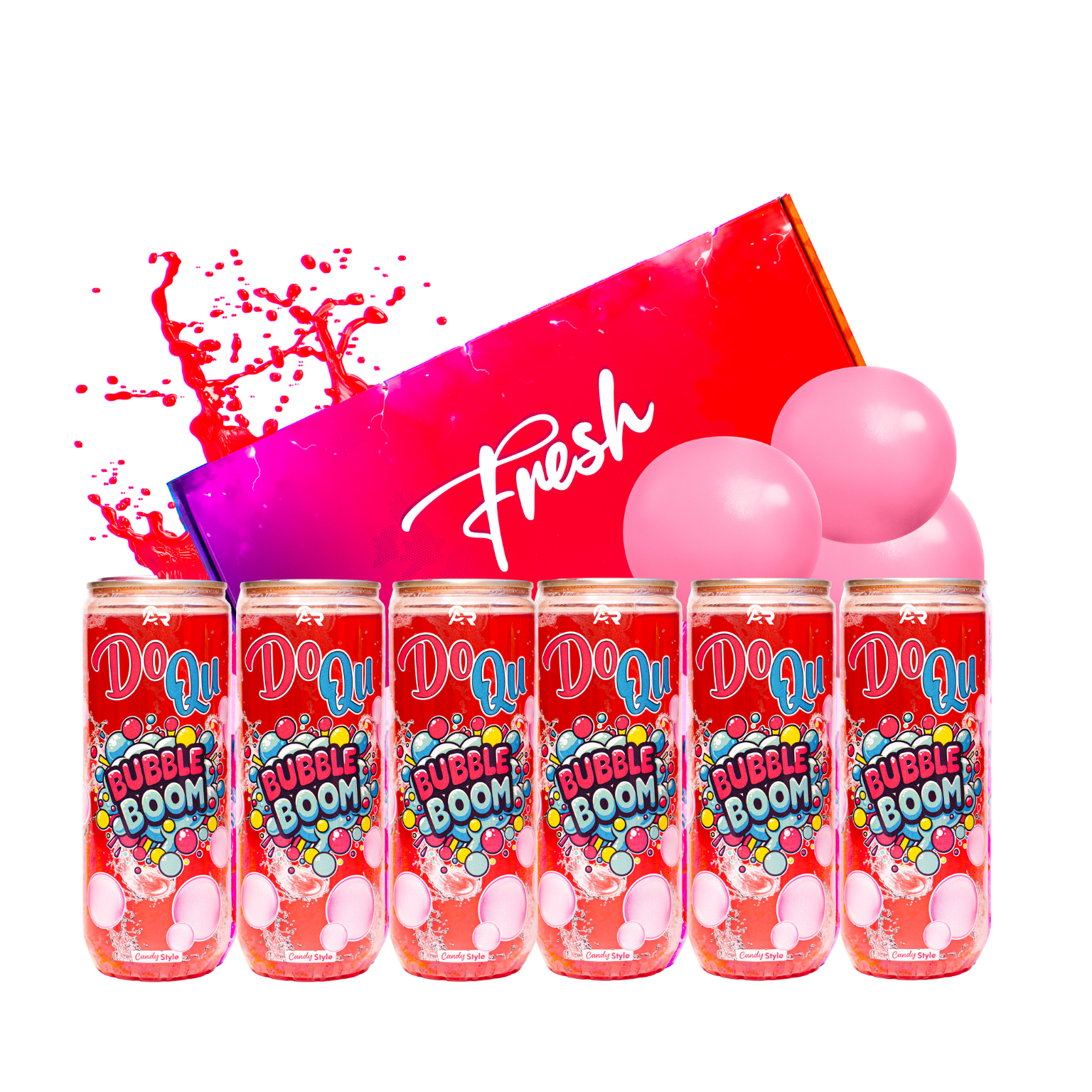 DoQu - Bubble Boom Candy Style 6 pack