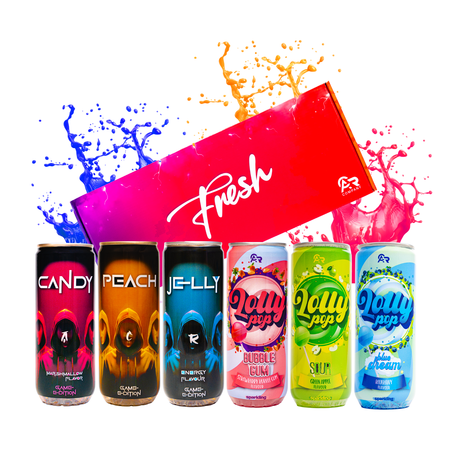 Fresh - Game Edition - Lolly Pop 6-pack mix