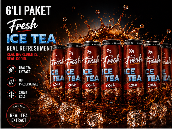 Fresh Ice Tea Cola 6`er Pack