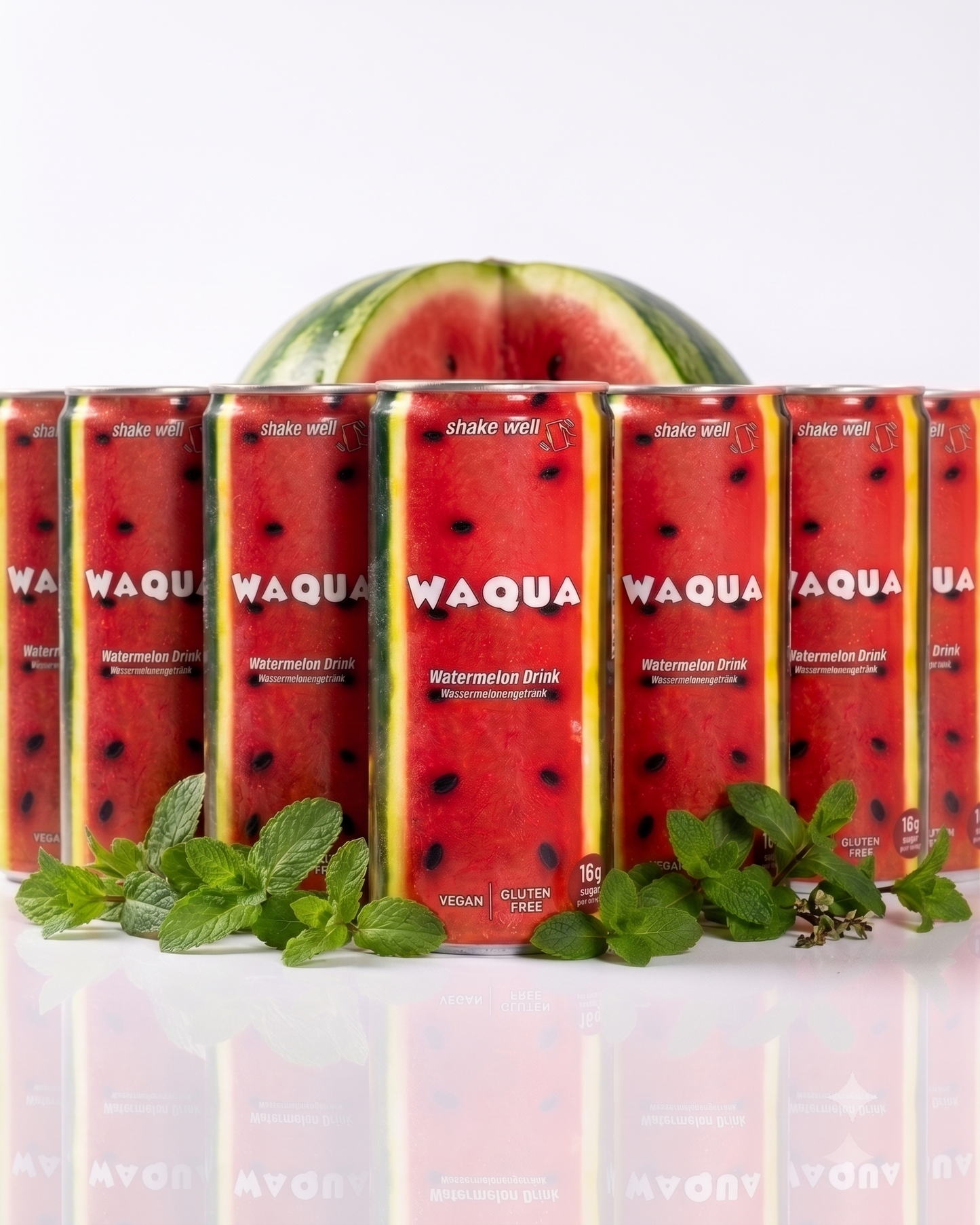 WAQUA Wassermelone (0,32L – 99% Fruchtanteil) 12'er Pack