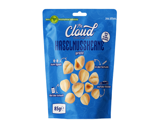 Mr. Cloud Haselnusskerne – geröstet & knackig (85g)