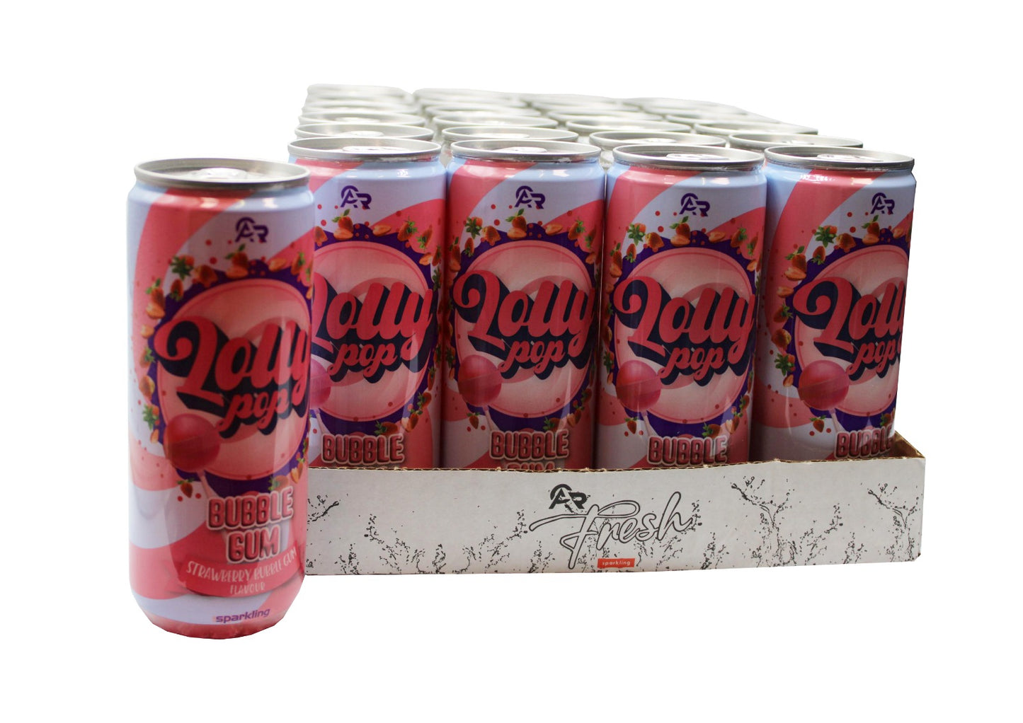 Fresh - Lolly Pop Bubble Gum 24'er Packung