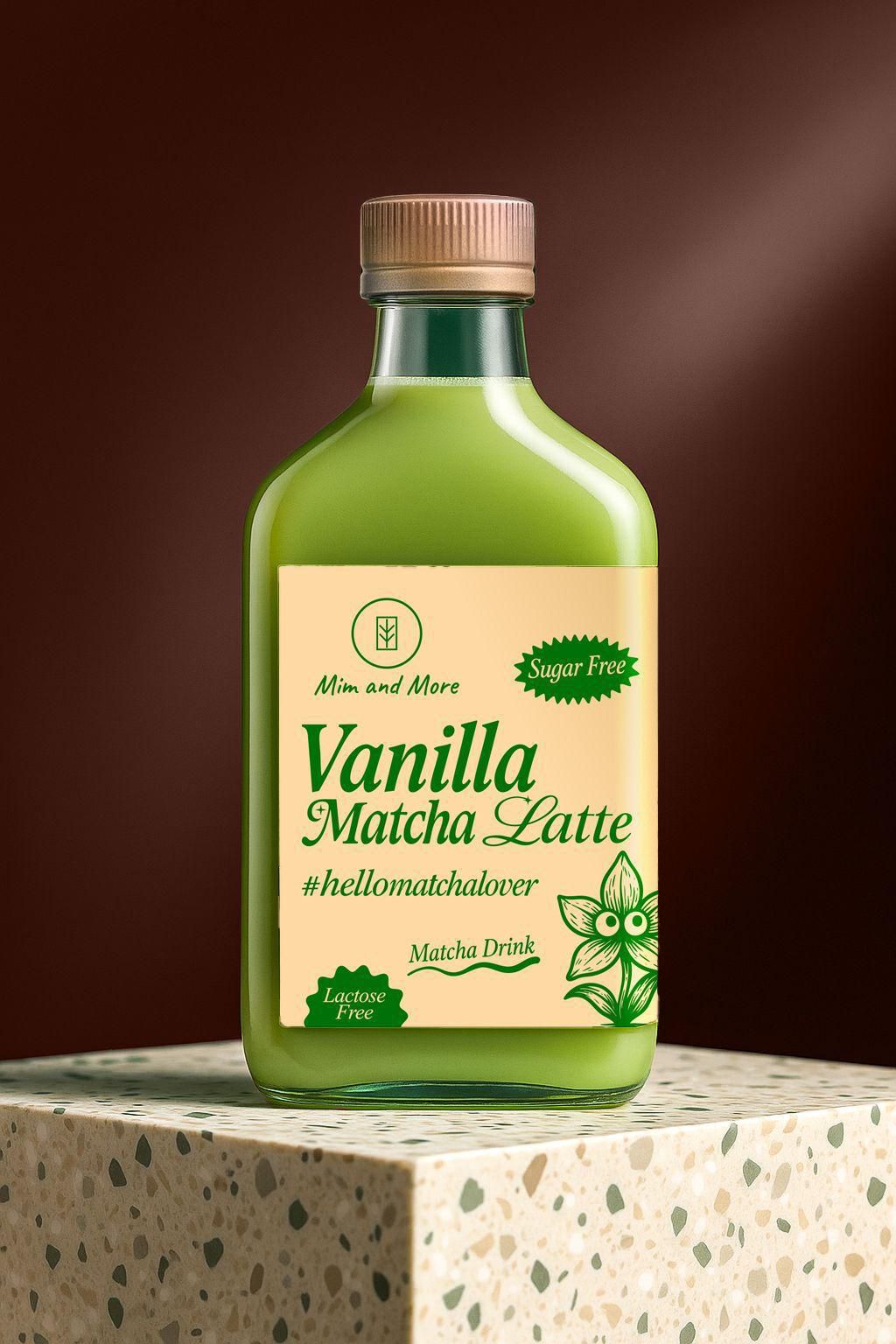 Vanilla Matcha Latte – Sugar Free