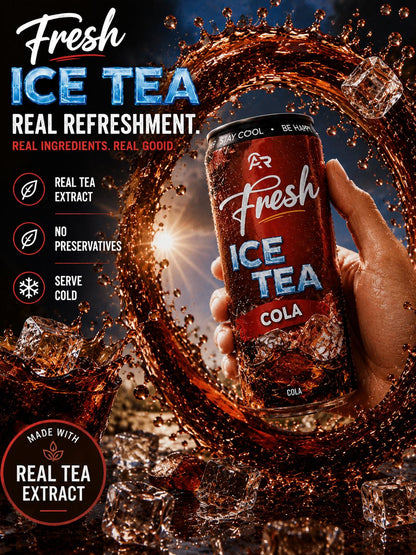 Fresh Ice Tea Cola 6`er Pack