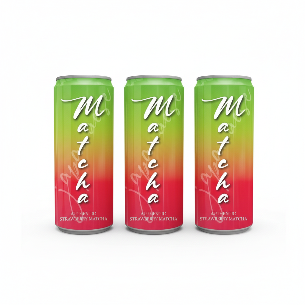 Strawberry Matcha – Authentic Strawberry Edition 3'er Pack