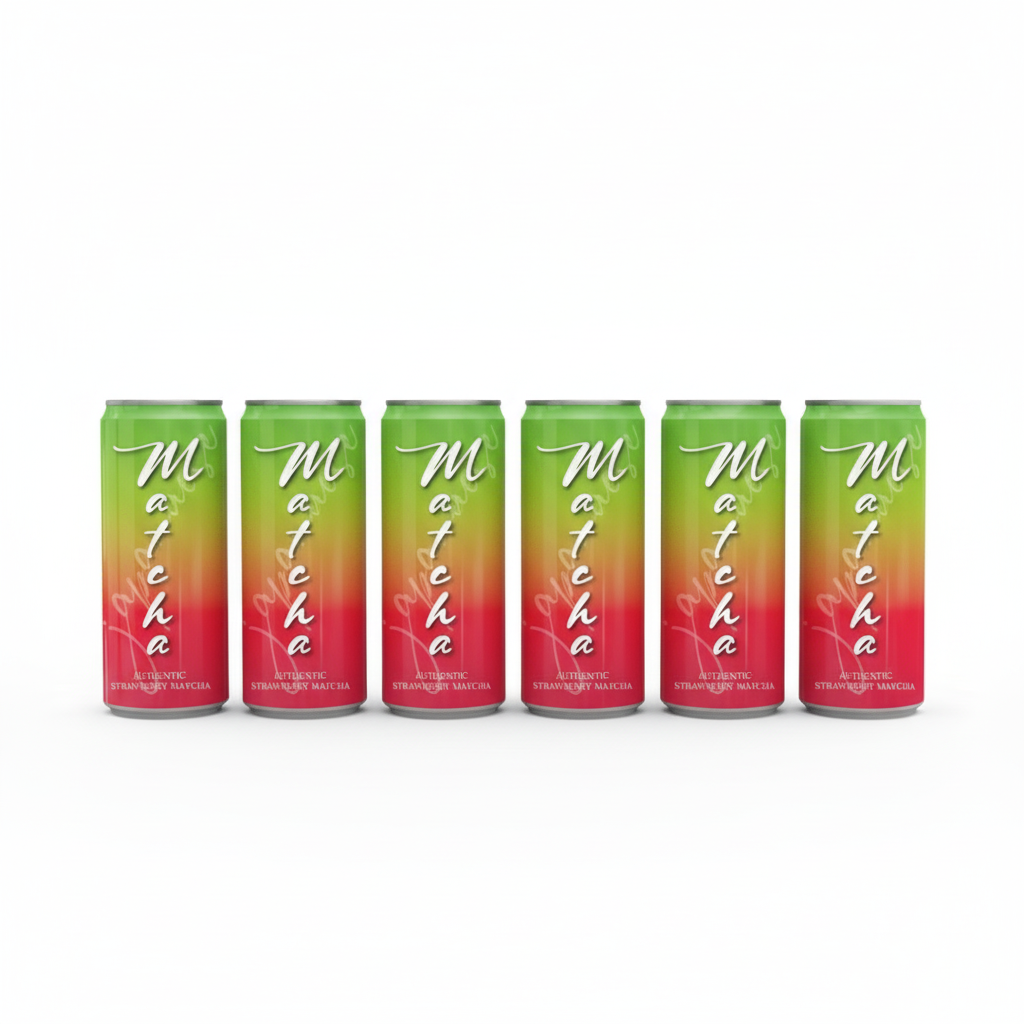 Strawberry Matcha – Authentic Strawberry Edition 6'er Pack