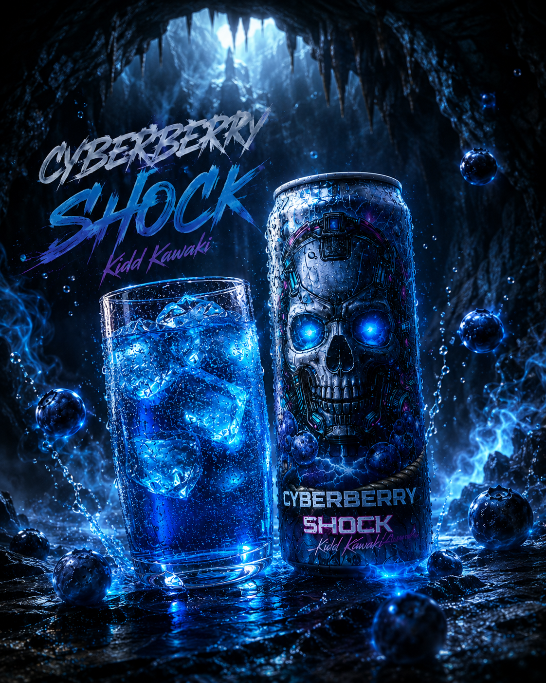 Kidd Kawaki – Cyberberry Shock 0,33 ltr